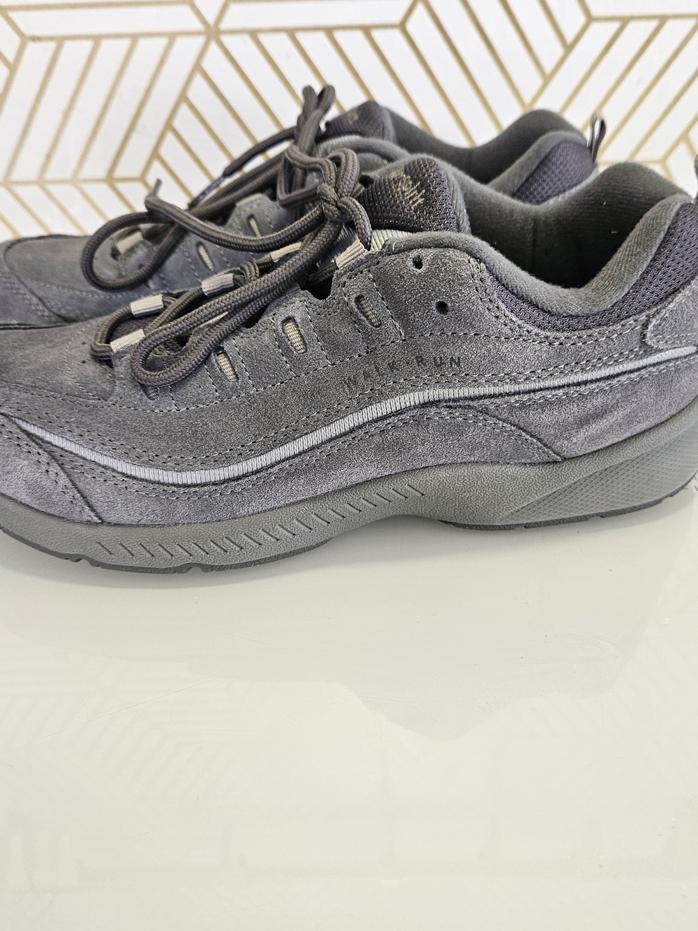 Easy Spirit Dark Gray Slip-On Comfort Sneaker